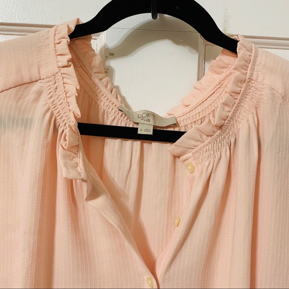 LOFT | Ruffle Collar Blouse - Picture 2 of 5
